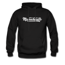 Massachusetts Hoodie - Hand Lettered Unisex Massachusetts Hooded Sweatshirt - black