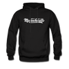 Massachusetts Hoodie - Hand Lettered Unisex Massachusetts Hooded Sweatshirt - black