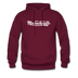 Massachusetts Hoodie - Hand Lettered Unisex Massachusetts Hooded Sweatshirt - burgundy