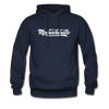 Massachusetts Hoodie - Hand Lettered Unisex Massachusetts Hooded Sweatshirt - navy