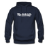 Massachusetts Hoodie - Hand Lettered Unisex Massachusetts Hooded Sweatshirt - navy