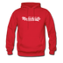 Massachusetts Hoodie - Hand Lettered Unisex Massachusetts Hooded Sweatshirt - red