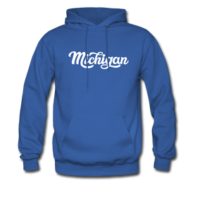 Michigan Hoodie - Hand Lettered Unisex Michigan Hooded Sweatshirt
