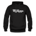 Michigan Hoodie - Hand Lettered Unisex Michigan Hooded Sweatshirt - black