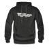 Michigan Hoodie - Hand Lettered Unisex Michigan Hooded Sweatshirt - charcoal gray