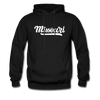 Missouri Hoodie - Hand Lettered Unisex Missouri Hooded Sweatshirt - black
