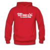 Missouri Hoodie - Hand Lettered Unisex Missouri Hooded Sweatshirt - red