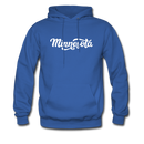 Minnesota Hoodie - Hand Lettered Unisex Minnesota Hooded Sweatshirt - royal blue