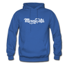 Minnesota Hoodie - Hand Lettered Unisex Minnesota Hooded Sweatshirt - royal blue