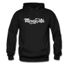 Minnesota Hoodie - Hand Lettered Unisex Minnesota Hooded Sweatshirt - black