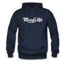 Minnesota Hoodie - Hand Lettered Unisex Minnesota Hooded Sweatshirt - navy