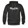 Minnesota Hoodie - Hand Lettered Unisex Minnesota Hooded Sweatshirt - charcoal gray