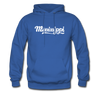 Mississippi Hoodie - Hand Lettered Unisex Mississippi Hooded Sweatshirt - royal blue