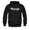 Mississippi Hoodie - Hand Lettered Unisex Mississippi Hooded Sweatshirt - black