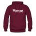 Mississippi Hoodie - Hand Lettered Unisex Mississippi Hooded Sweatshirt - burgundy