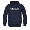 Mississippi Hoodie - Hand Lettered Unisex Mississippi Hooded Sweatshirt - navy