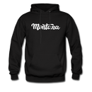 Montana Hoodie - Hand Lettered Unisex Montana Hooded Sweatshirt - black