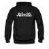 Nevada Hoodie - Hand Lettered Unisex Nevada Hooded Sweatshirt - black