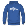 New Hampshire Hoodie - Hand Lettered Unisex New Hampshire Hooded Sweatshirt