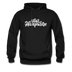 New Hampshire Hoodie - Hand Lettered Unisex New Hampshire Hooded Sweatshirt - black