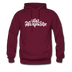 New Hampshire Hoodie - Hand Lettered Unisex New Hampshire Hooded Sweatshirt - burgundy