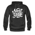 New York Hoodie - Hand Lettered Unisex New York Hooded Sweatshirt - charcoal gray