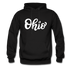 Ohio Hoodie - Hand Lettered Unisex Ohio Hooded Sweatshirt - black