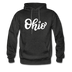 Ohio Hoodie - Hand Lettered Unisex Ohio Hooded Sweatshirt - charcoal gray