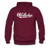 Oklahoma Hoodie - Hand Lettered Unisex Oklahoma Hooded Sweatshirt - burgundy