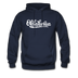 Oklahoma Hoodie - Hand Lettered Unisex Oklahoma Hooded Sweatshirt - navy