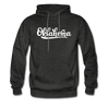 Oklahoma Hoodie - Hand Lettered Unisex Oklahoma Hooded Sweatshirt - charcoal gray