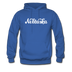 Nebraska Hoodie - Hand Lettered Unisex Nebraska Hooded Sweatshirt - royal blue
