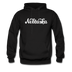Nebraska Hoodie - Hand Lettered Unisex Nebraska Hooded Sweatshirt - black