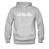 Nebraska Hoodie - Hand Lettered Unisex Nebraska Hooded Sweatshirt - heather gray