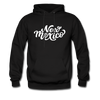 New Mexico Hoodie - Hand Lettered Unisex New Mexico Hooded Sweatshirt - black