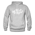 New Mexico Hoodie - Hand Lettered Unisex New Mexico Hooded Sweatshirt - heather gray