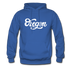 Oregon Hoodie - Hand Lettered Unisex Oregon Hooded Sweatshirt - royal blue
