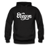 Oregon Hoodie - Hand Lettered Unisex Oregon Hooded Sweatshirt - black