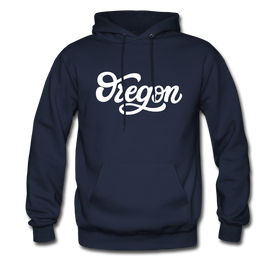 Oregon Hoodie - Hand Lettered Unisex Oregon Hooded Sweatshirt