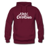 North Carolina Hoodie - Hand Lettered Unisex North Carolina Hooded Sweatshirt - burgundy