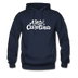 North Carolina Hoodie - Hand Lettered Unisex North Carolina Hooded Sweatshirt - navy