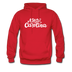 North Carolina Hoodie - Hand Lettered Unisex North Carolina Hooded Sweatshirt - red