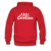 North Carolina Hoodie - Hand Lettered Unisex North Carolina Hooded Sweatshirt