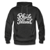 Rhode Island Hoodie - Hand Lettered Unisex Rhode Island Hooded Sweatshirt - charcoal gray