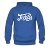 Texas Hoodie - Hand Lettered Unisex Texas Hooded Sweatshirt - royal blue