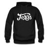 Texas Hoodie - Hand Lettered Unisex Texas Hooded Sweatshirt - black