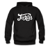 Texas Hoodie - Hand Lettered Unisex Texas Hooded Sweatshirt - black