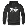 Texas Hoodie - Hand Lettered Unisex Texas Hooded Sweatshirt - charcoal gray