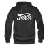 Texas Hoodie - Hand Lettered Unisex Texas Hooded Sweatshirt - charcoal gray