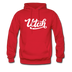 Utah Hoodie - Hand Lettered Unisex Utah Hooded Sweatshirt - red